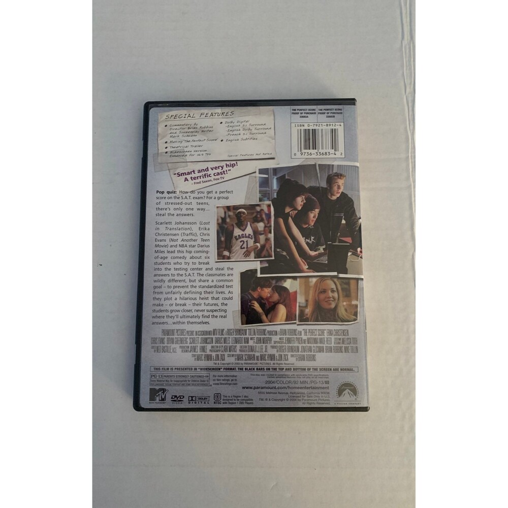 The Perfect Score DVD - Picture 2 of 4